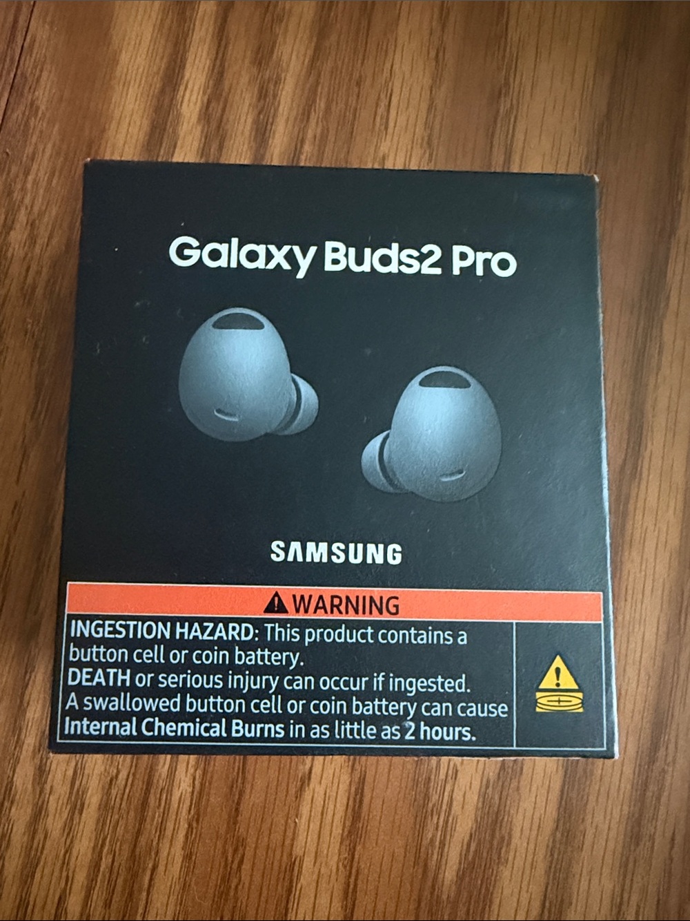 Samsung Galaxy Buds2 Pro Wireless Earbuds — Black Box Image